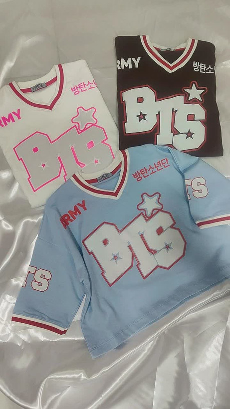 تیشرت کراپ بی تی اس BTS